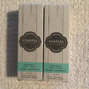 Coastal Salt & Soul Heavenly Hand Cream Ocean Gardenia 1 oz 2 PIECES